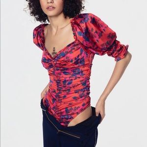 For Love and Lemons Monet bodysuit size 1X